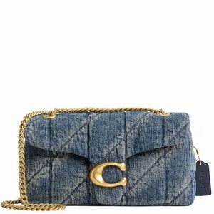 Coach Soft Loved Denim Tabby Convertible Shoulder Bag 26